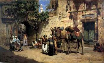 Arab or Arabic people and life. Orientalism oil paintings 38